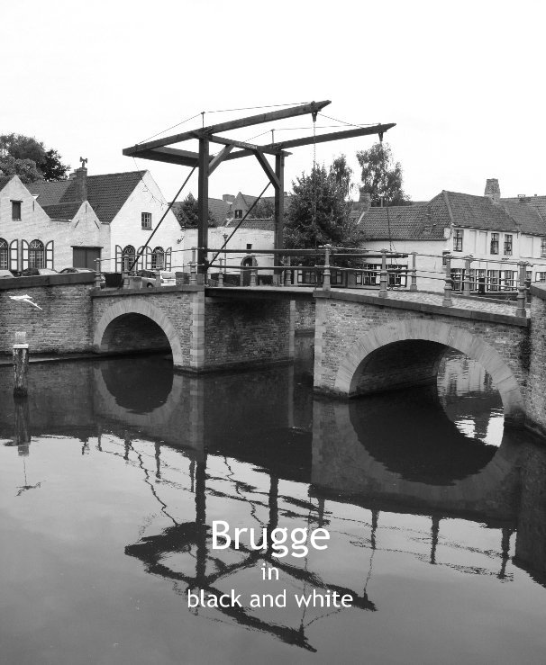 View Brugge in black and white by Ottmar Morett