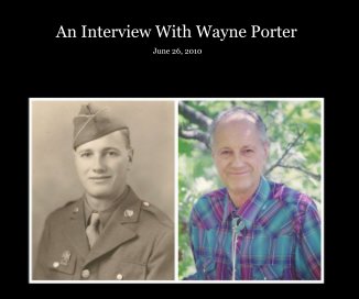 An Interview With Wayne Porter book cover