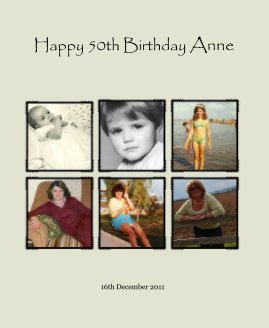 Happy 50th Birthday Anne book cover