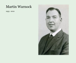 Martin Warnock book cover