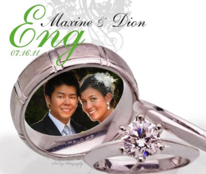 Maxine & Dion Wedding Story 2011 book cover