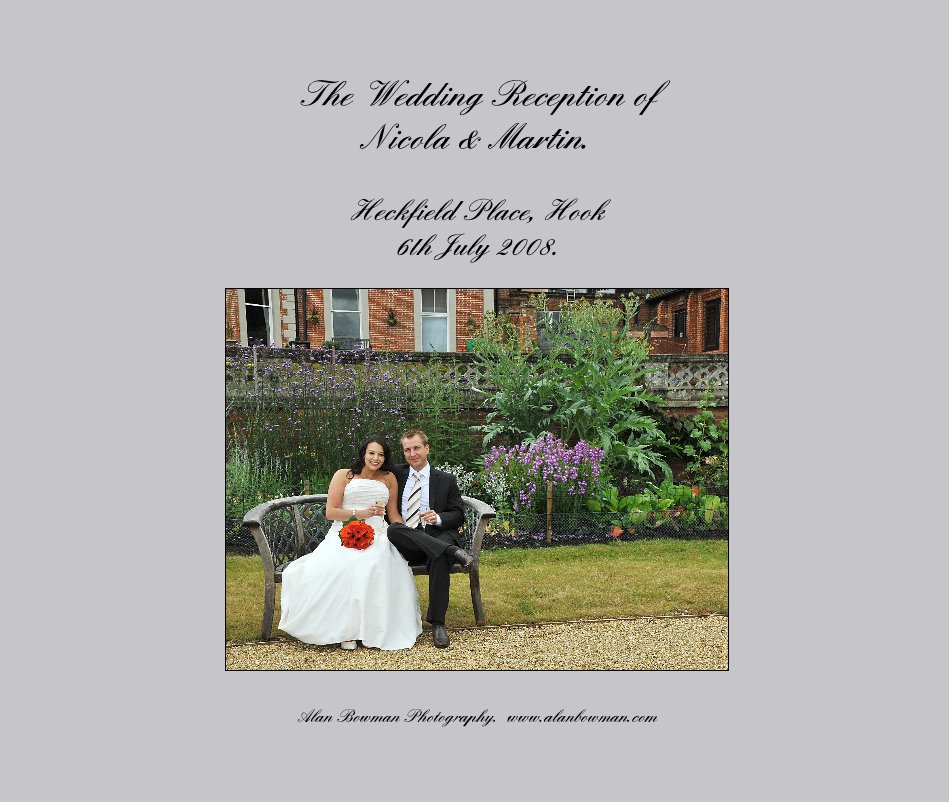 Bekijk The Wedding Reception of Nicola & Martin. op Alan Bowman Photography. www.alanbowman.com