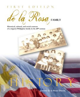 de la Rosa Family History book cover
