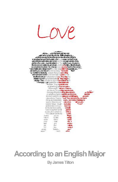 Ver Love According to an English Major por James Tilton
