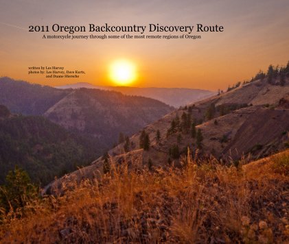 2011 Oregon Backcountry Discovery Route book cover