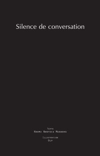 Silence de conversation book cover