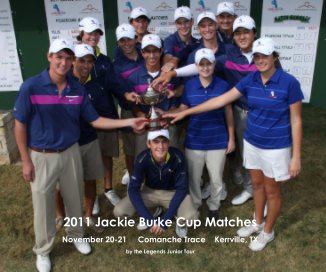 2011 Jackie Burke Cup Matches book cover