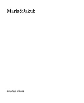 Maria&Jakub book cover