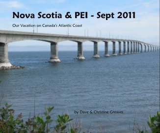 Nova Scotia & PEI - Sept 2011 book cover