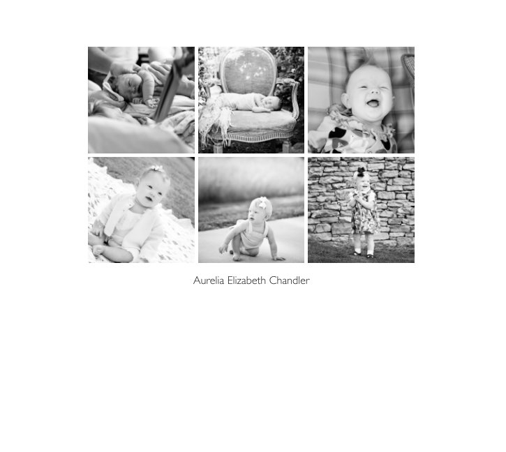 View Aurie's 1 Year Book - v3 by Sara Wise Photography