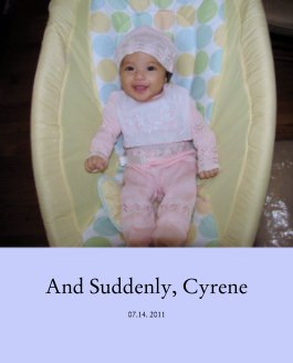 And Suddenly, Cyrene book cover