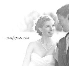 tony & vanessa | wedding book cover