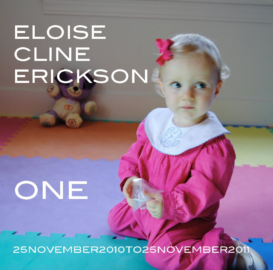 View ELOISE CLINE ERICKSON ONE 25NOVEMBER2010TO25NOVEMBER2011 by cococline