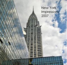 New York Impressions 2007 book cover