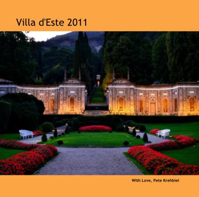 Villa d'Este 2011 book cover