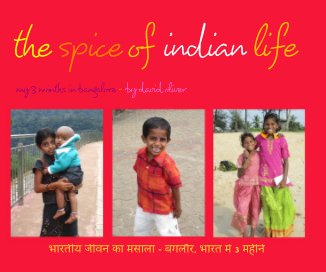 the spice of indian life my 3 months in bangalore - by david oliver book cover