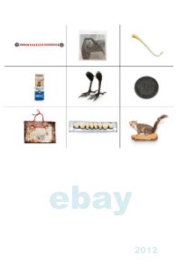 ebay project Diary 2012 book cover