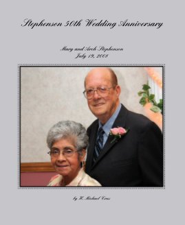 Stephenson 50th Wedding Anniversary book cover