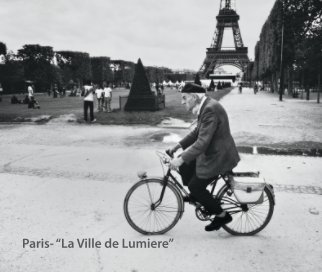 Paris- “La Ville de Lumiere” (the “City of Light”) book cover