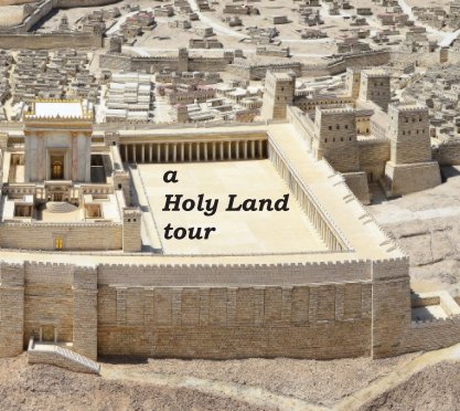 a Holy Land tour book cover