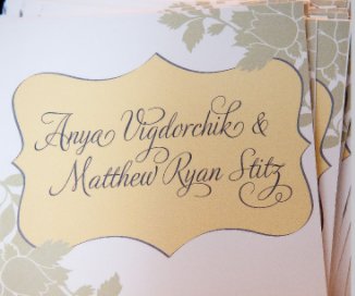 anya and matt wedding book cover