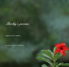 Becky's poems book cover