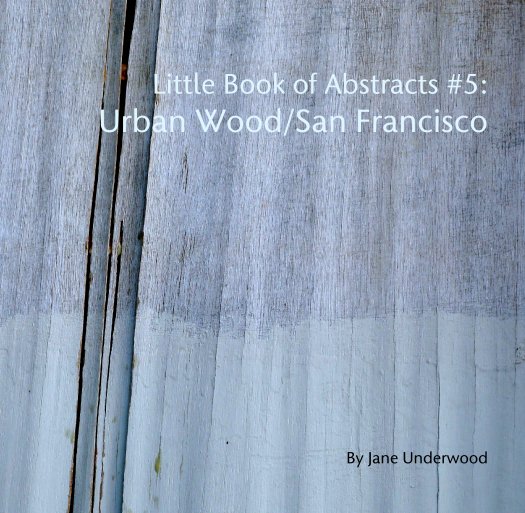 View Little Book of Abstracts #5:
Urban Wood/San Francisco by Jane Underwood