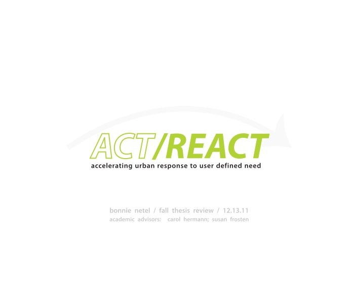 View ACT//REACT by Bonnie Netel