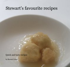Stewart's favourite recipes book cover