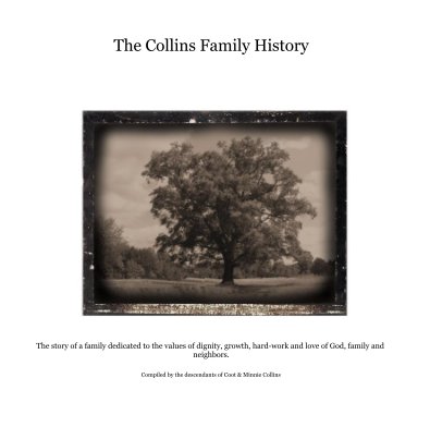 The Collins Family History book cover