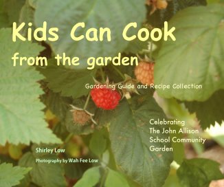 Kids Can Cook from the garden book cover