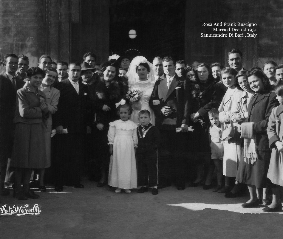 Bekijk Rosa And Frank Ruscigno Married Dec 1st 1951 Sannicandro Di Bari , Italy op MichaelRusc