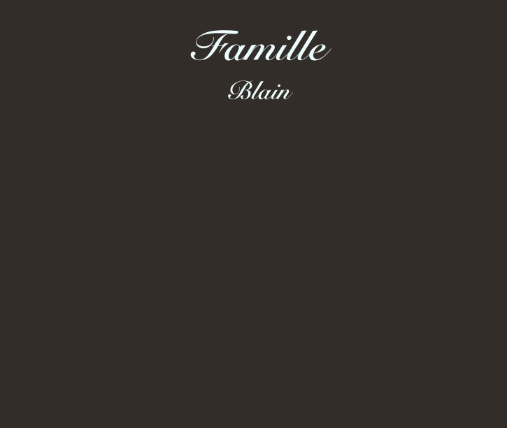 View Famille by Blain