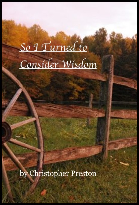 View So I Turned to Consider Wisdom by Christopher Preston