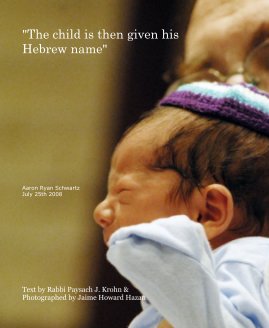 "The child is then given his Hebrew name" book cover