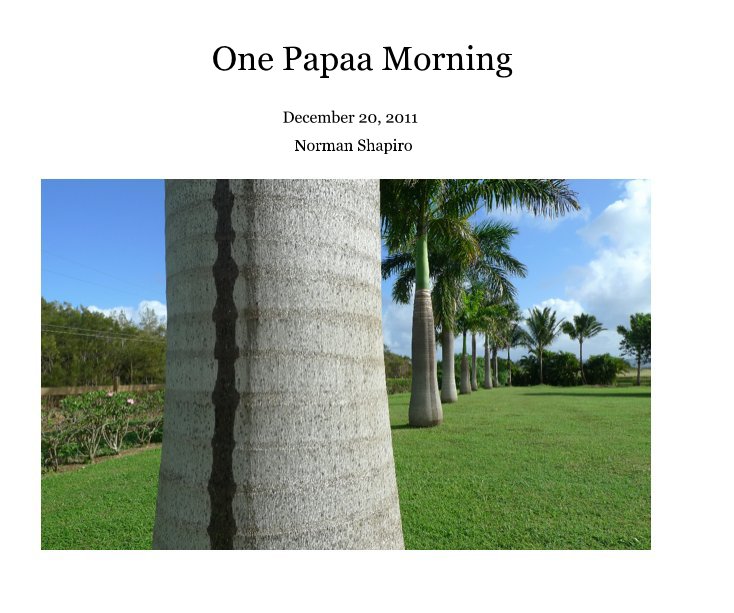 Bekijk One Papaa Morning op Norman Shapiro