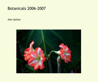 Botanicals 2006-2007 book cover
