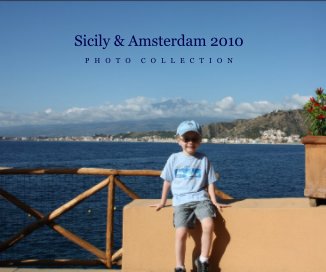 Sicily & Amsterdam 2010 book cover