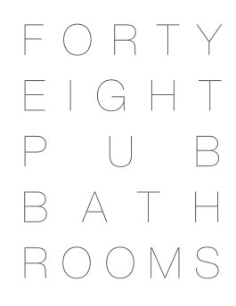 Forty Eight Pub Bathrooms book cover