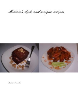 Miriam's style and unique recipes book cover