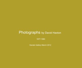 Photographs by David Haxton book cover