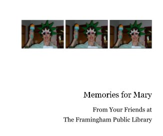 Memories for Mary book cover