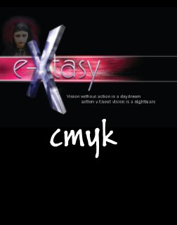 E-xtasy CMYK book cover