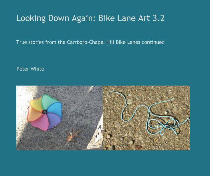 View Looking Down Again: Bike Lane Art 3.2 by Peter White