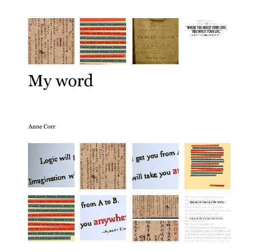 Visualizza My word di Anne Corr