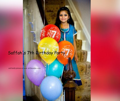 Saffah's 7th Birthday Party book cover