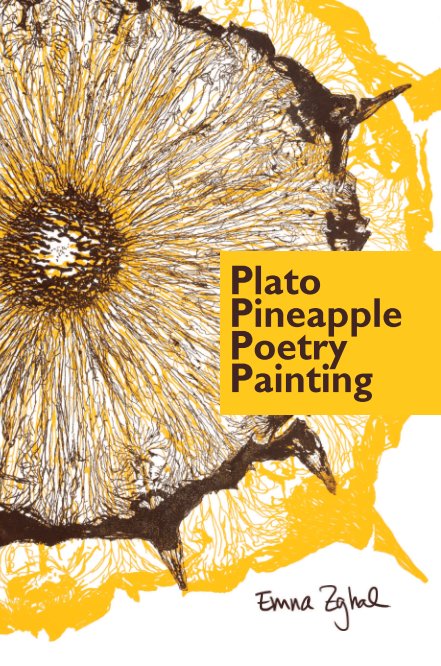 Ver Plato Pineapple Poetry Painting por Emna Zghal
