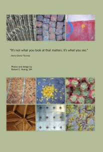 "It's not what you look at that matters, it's what you see." Henry David Thoreau book cover