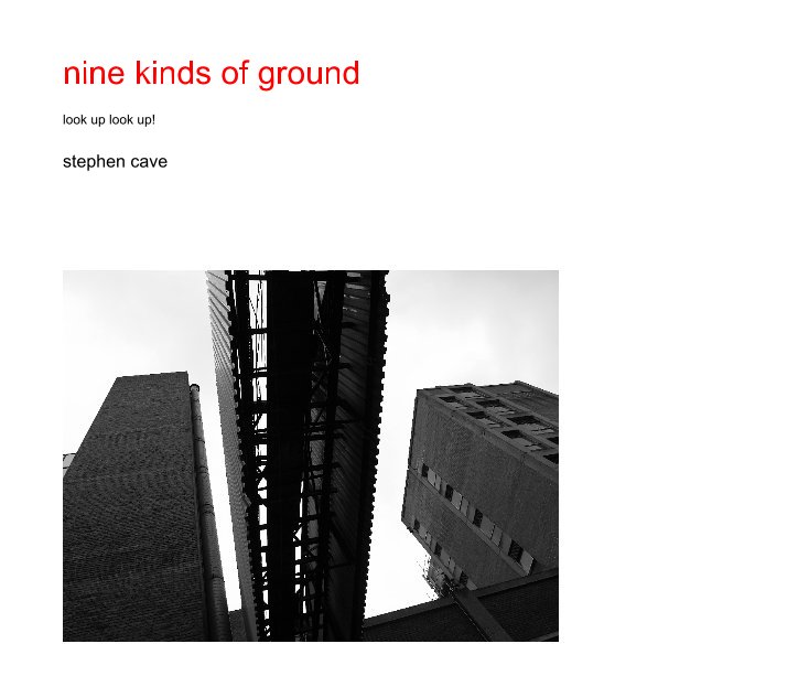 View nine kinds of ground by stephen cave