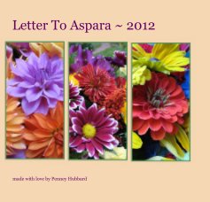 Letter To Aspara ~ 2012 book cover